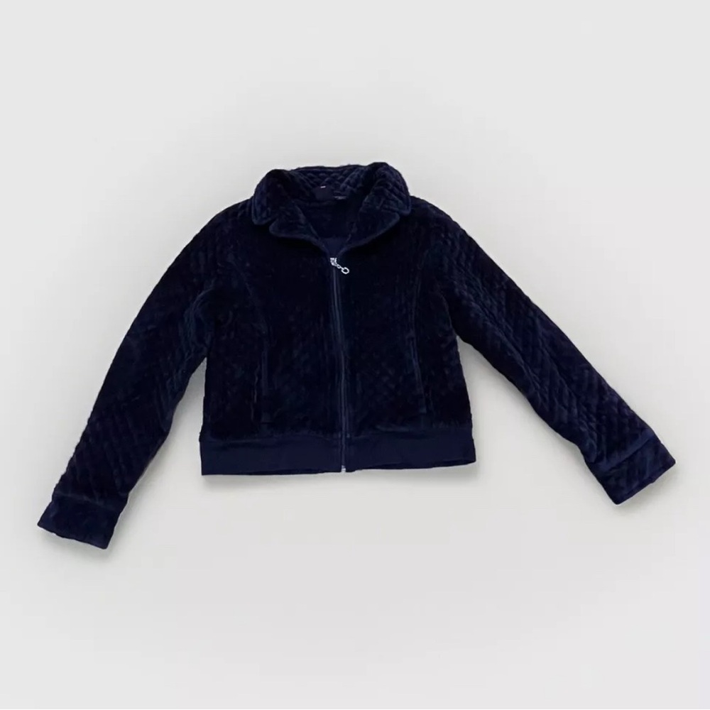 Black Quilted Kids Jacket